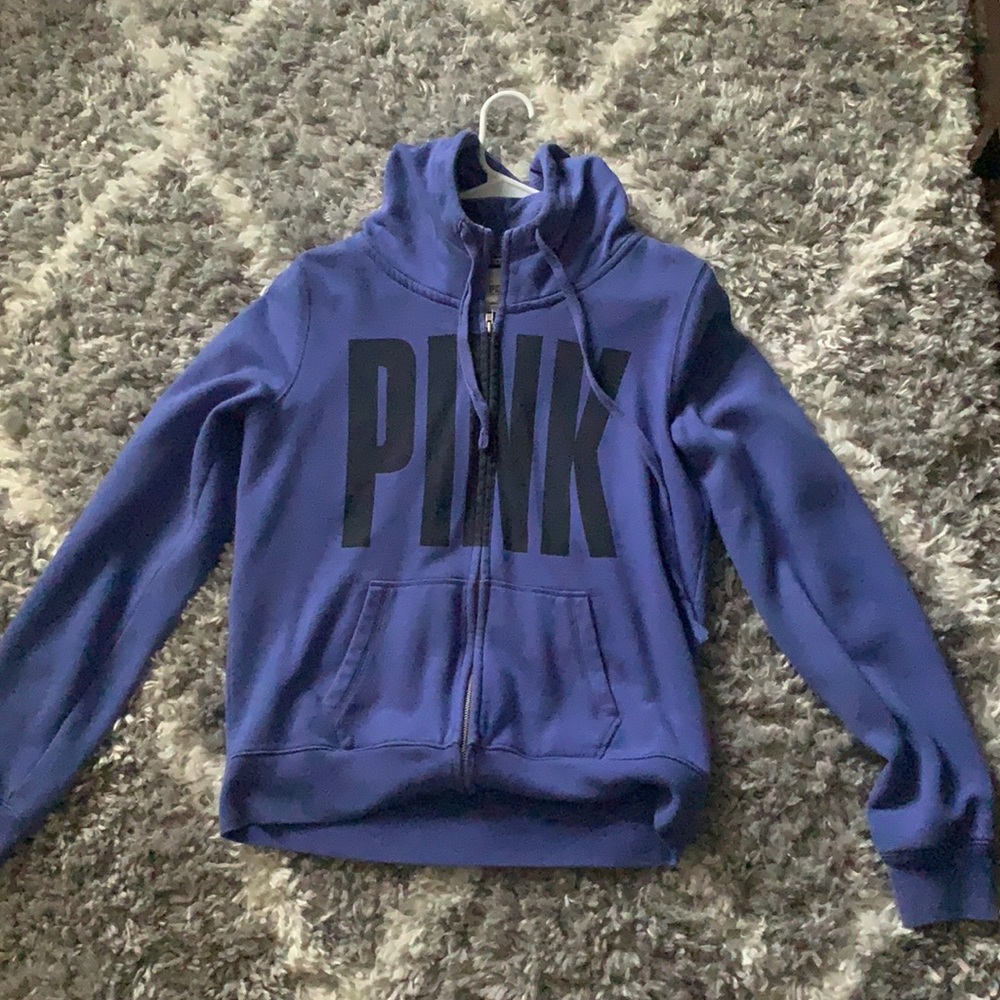 pink zip up